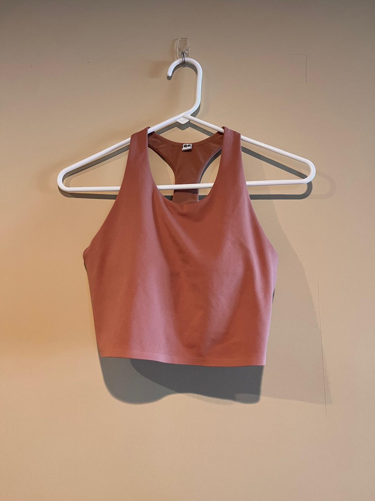 Sports Crop Top Uniqlo With Built In Bra
