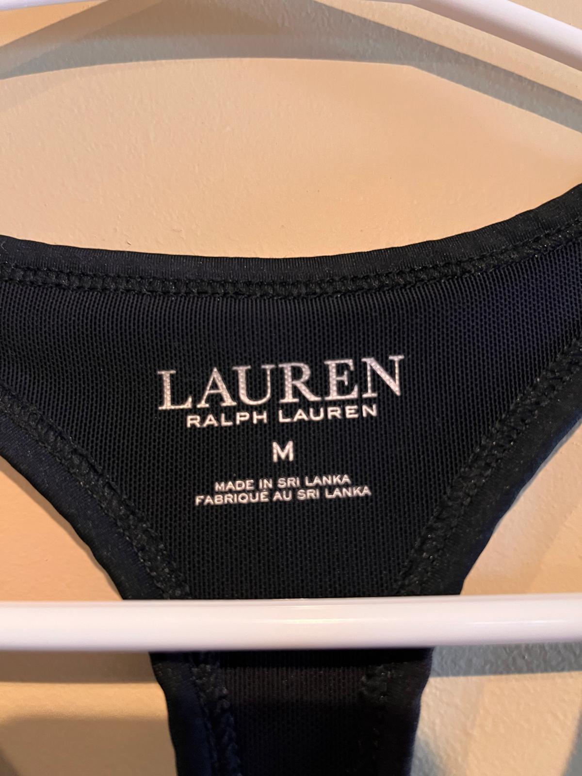 Black Sports Top Ralph Lauren