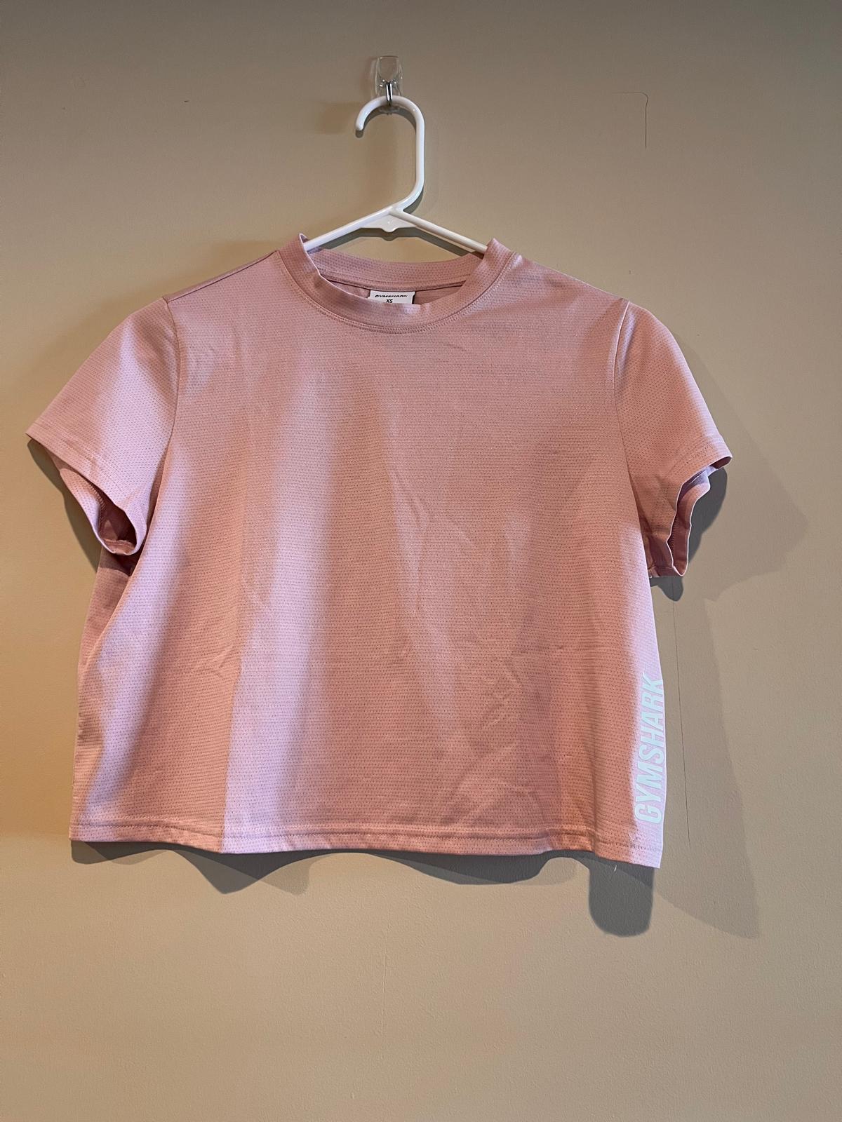 Pink Gymshark Crop Top